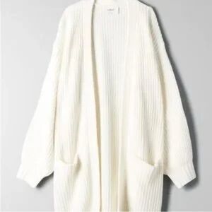 ARITZIA WILFRED ROURKE CARDIGAN - White - Size L